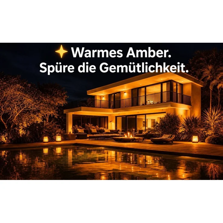 Braytron LED-Leuchtmittel GU10 Rot Blau Grün Spot 7W 38° Deko Party Garten Signal Event Licht, GU10, Amber, Energieeffizient, Flimmerfrei, Langlebig, 2er Set – Bild 3