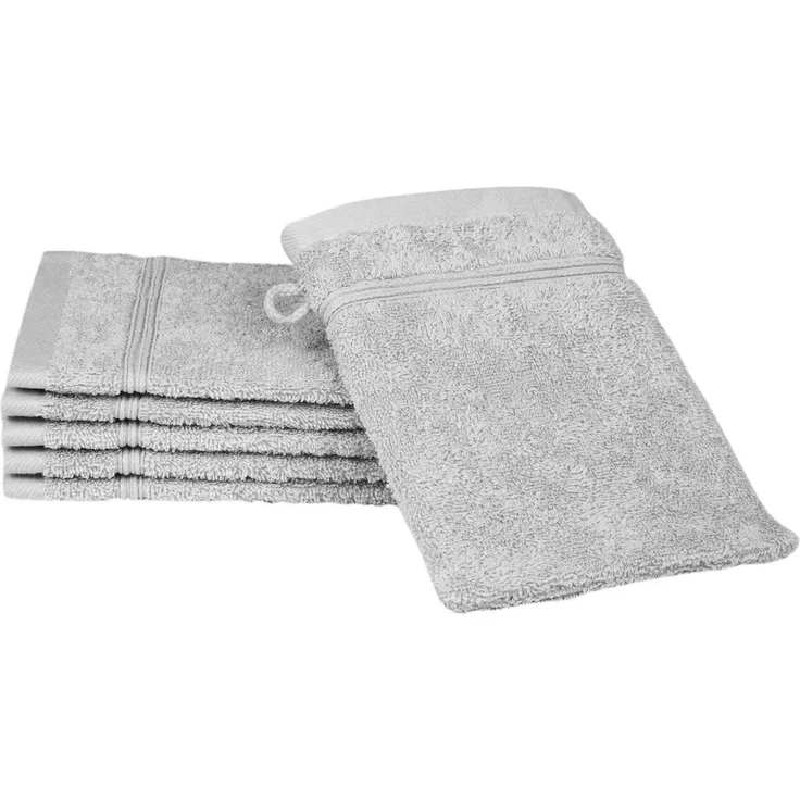 ROSS Waschhandschuh Rubin, (Packung, 6-St), 100% Baumwolle