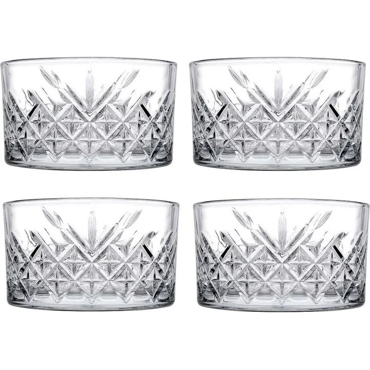 Pasabahce 487642 Timeless 4er Packung Schale Knabberschale Cerezlik, Glas, transparent, 22,5 ml – Bild 4