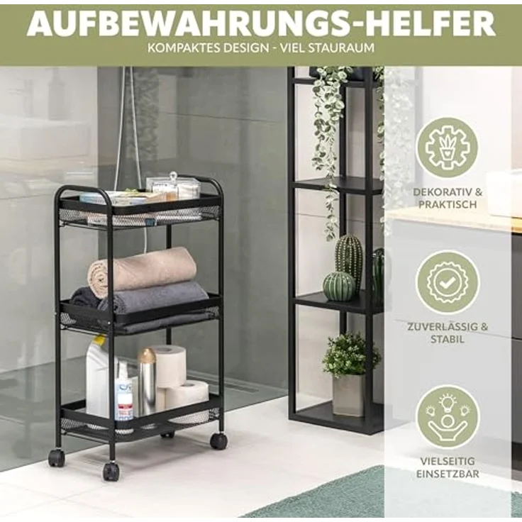 eluno Rollwagen 3-stöckig, Küchenwagen – Bild 3