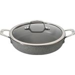 Ballarini 75002-810-0 - Rund - Serving pan - Grau - Granite/Titanium - Aluminium - Glas