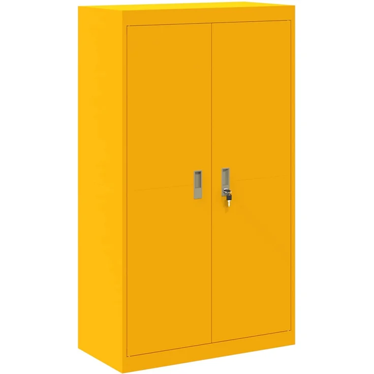 vidaXL Aufbewahrungsschrank 2 stk. Senfgelb 80 x 40 x 210 cm Stahl 3438744 – Bild 6