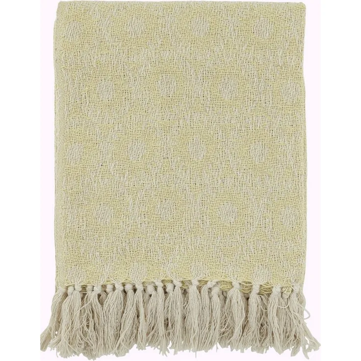 Chic Antique Decke Plaid Kuscheldecke Wohndecke 150x130cm Muster Melone 16110035