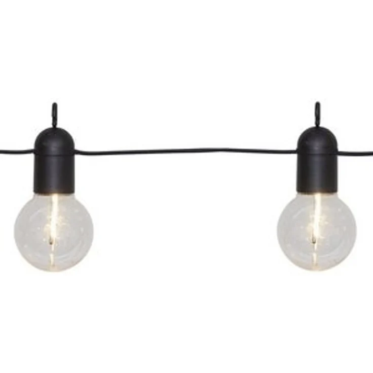 Outdoor-Lichterkette ,Fiesta' mit Batterie + Timer, 10 klare LED Glühbirnen, warmweiß, L 360cm – Bild 6