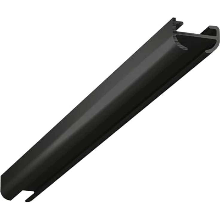 Garduna Gardinenschiene halbrunde Schleuderschiene, 1-läufig, Aluminium – Bild 4