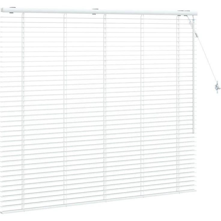 vidaXL Venezianische Jalousie Weiß 155 x 130 cm 35 mm 42015402 – Bild 3