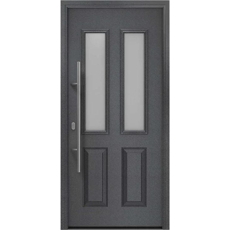 Hörmann Ecostar Haustür "ISOPRO IP 410S", anthrazit metallic (CH 703), 110 x 210 cm (B x H),DIN Links – Bild 1