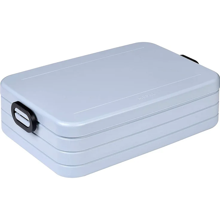 2-tlg. Mepal Take a Break Set – Nordic Blue old/ Hellblau – Groß / Klein – Lunchbox mit Trennwand – ideal für Mealprep – spülmaschinenfest, ABS – Bild 2