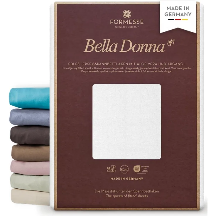 Formesse Spannbettlaken »Bella Donna« Jersey Topper Spannbetttuch La Piccola