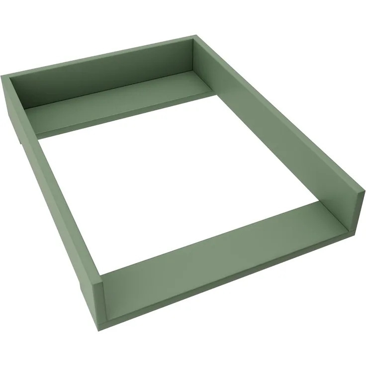 REGALIK Wickelaufsatz für Koppang IKEA 72x50 cm - Abnehmbar Wickeltischaufsatz für Kommode in Grün - Abgeschlossen mit ABS Material 1mm