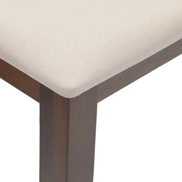 vidaXL Bank 90 cm Braun Massivholz Gummibaum 4102592 – Bild 7