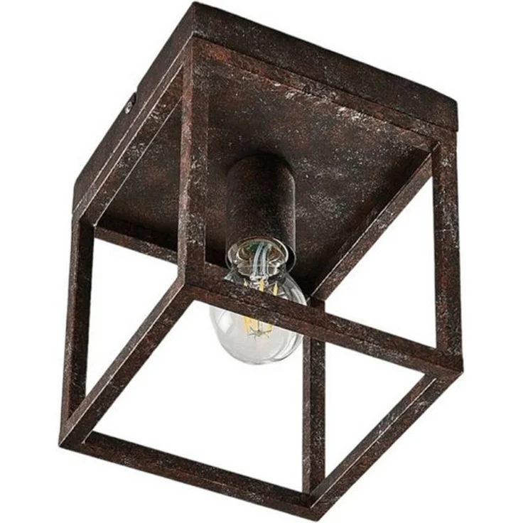 Lindby Deckenleuchten Emin, Metall, Braun IP20, 1x60 W – Bild 4