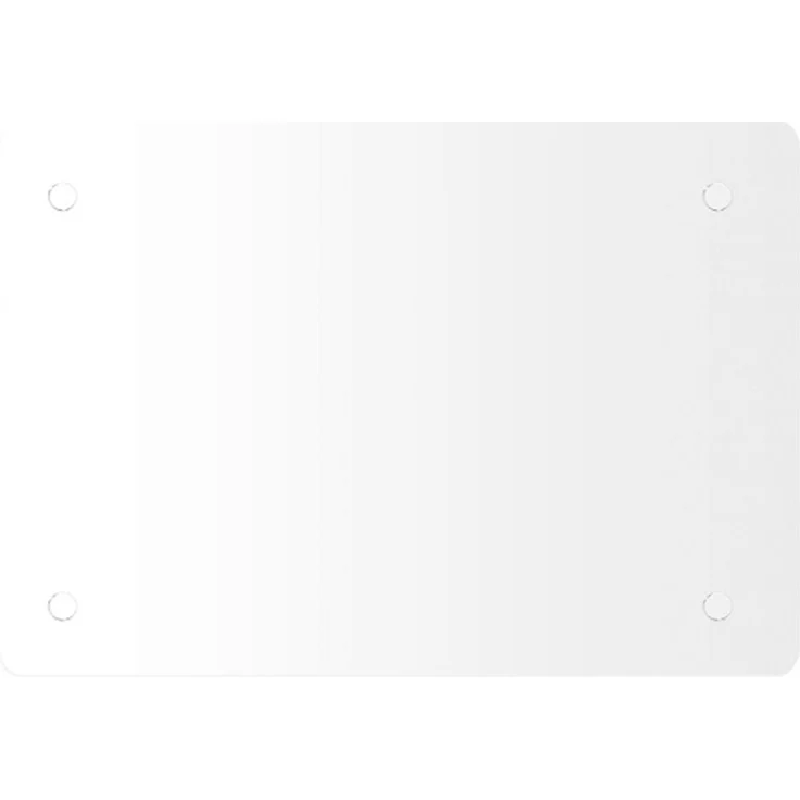 Elegantes Glas-Schneidebrett - Stilvoll und Hygienisch für Ihre Küche Transparent 20 x 30 cm