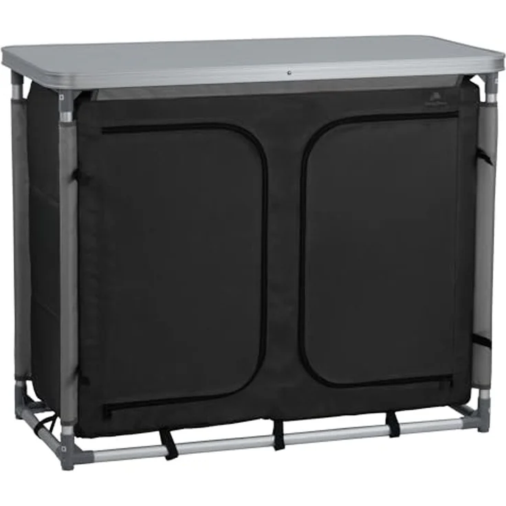 CampFeuer Campingschrank Campingschrank, 102 x 47 x 83,5 cm, Campingküche Alu Faltschrank – Bild 5