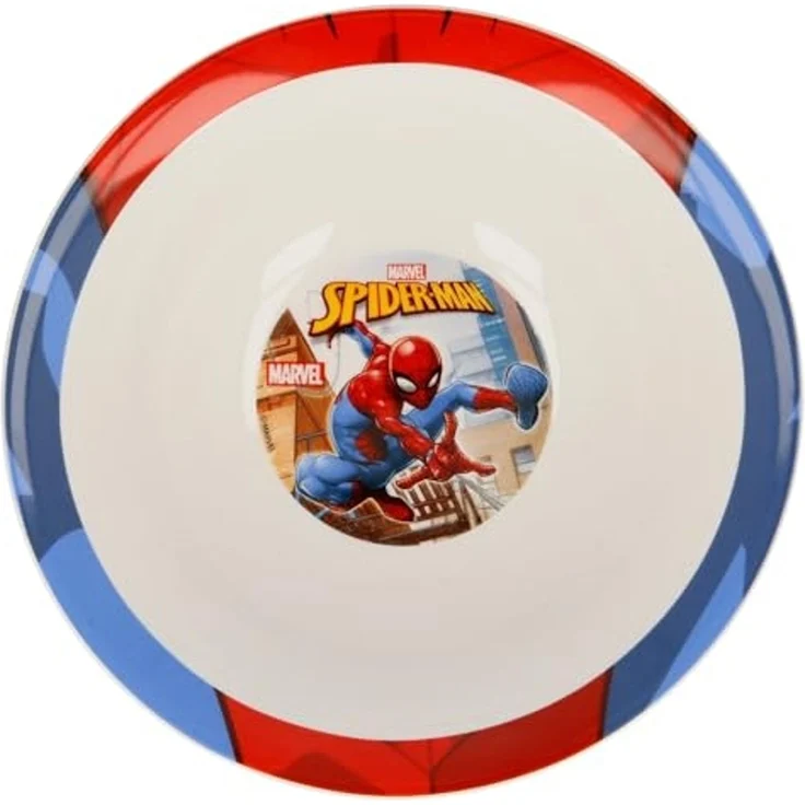 Spider-Man Snack Set 3 teilig aus Keramik mit Teller Schale und Tasse Geschenkbox – Bild 2