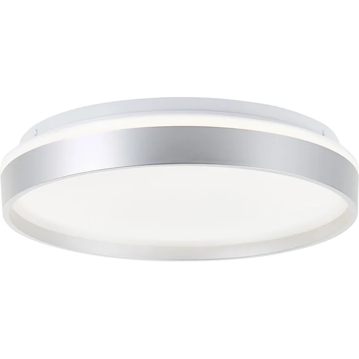 Brilliant LED Deckenleuchte Britt G80760/58 Flur, Küche, Wohnzimmer, Schlafzimmer, Arbeitszimmer Metall/Kunststoff Indoor Decke silber - LED fest integriert – Bild 1