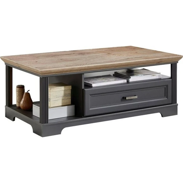 Couchtisch Jena / Jasmin, Holzfarben, 120 x 45 x 67 cm – Bild 4