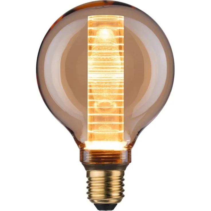 Paulmann Inner Glow Edition LED Globe Innenkolben Ringmuster E27 230V 200lm 4W 1800K Gold #28603