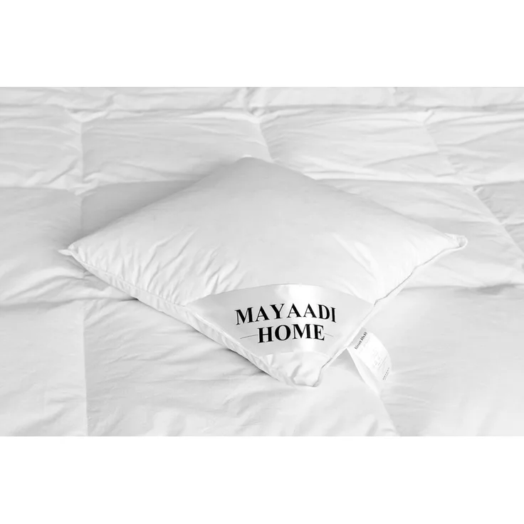 HS111 Kopfkissen 40x40cm Federn Natur Kissen Füllung 100% Gänsefedern 500 Gramm
