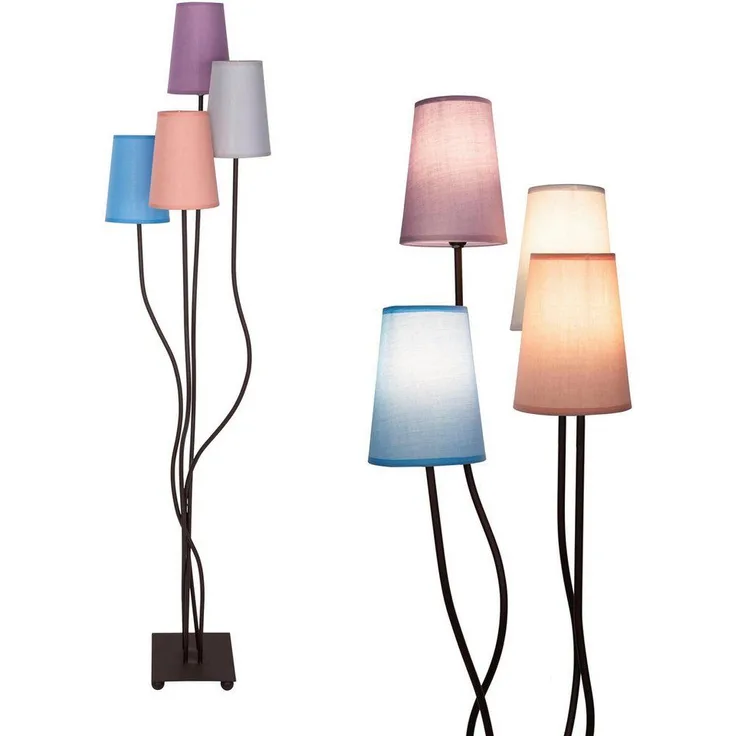 näve Stehlampe BOHO, ohne Leuchtmittel, Inkl. Fußschalter
