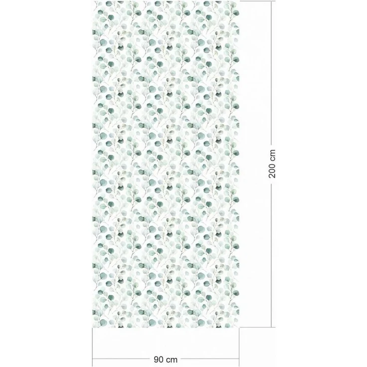 nikima Wandtattoo KF-02 selbstklebende Folie – Floral (PVC-Folie), 2 x 0,9 m selbstklebende Folie – Bild 2