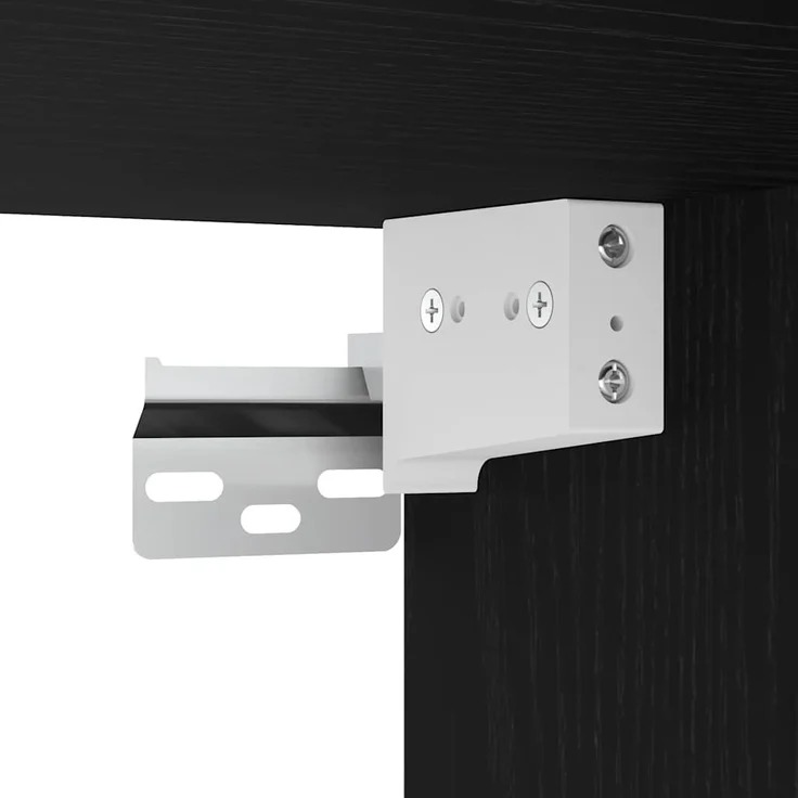 vidaXL Garagen-Wandschränke 2 Stk. Schwarz Holzwerkstoff 860646 – Bild 8