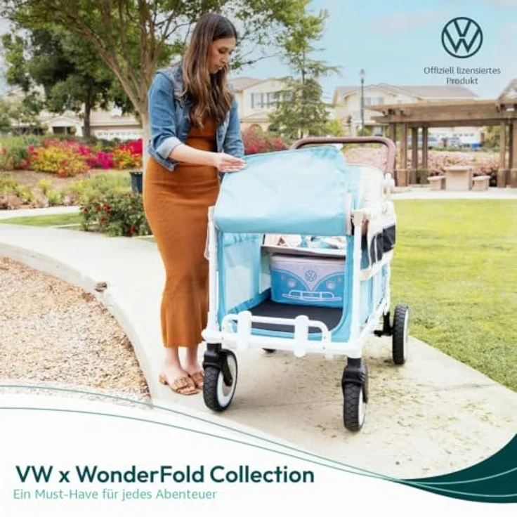 Wonderfold VW-Kühltasche für VW Volkswagen KinderVan, isolierte Kühltasche mit Schultergurt und praktischem Gurt-System, 41,9 cm x 16,5 cm x 21,6 cm – Bild 4