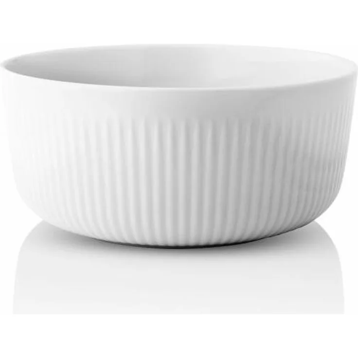 Eva Solo Legio Nova Schale White, Schüssel, Servierschale, Porzellan, Weiß, 2. 1 L, Ø 20 cm, 887412