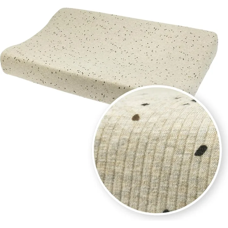 Meyco Rib Mini Spot Wickelunterlagenbezug - Sand M