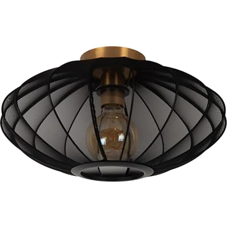 LUCIDE CORINA Deckenleuchte, Ø 40 cm, 1xE27, Schwarz, geeignet für LED-Lichtquellen, dimmbar – Bild 2