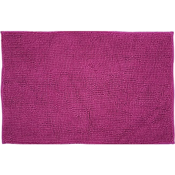 DILUMA Badematte Badematte Chenille 50x80 cm – Badteppich mit kuscheligem Flor, Polyester, rechteckig, Rutschhemmende Beschichtung, schnell trocknend, hohe Saugkraft – Bild 4