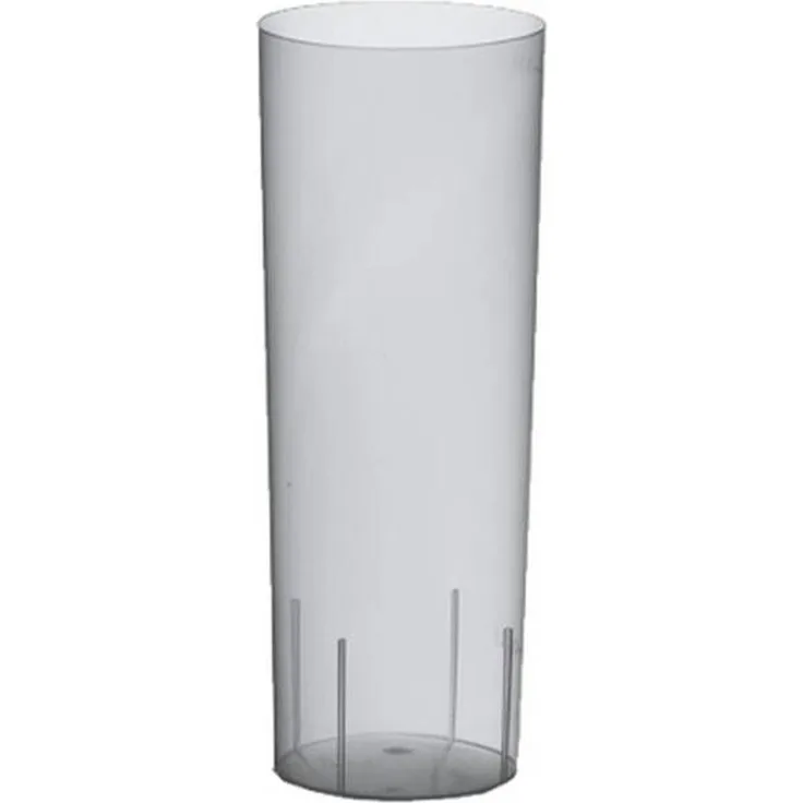 500 Gläser für Longdrinks, PP 0,3 l Ø 5,85 cm · 15,2 cm transluzent.