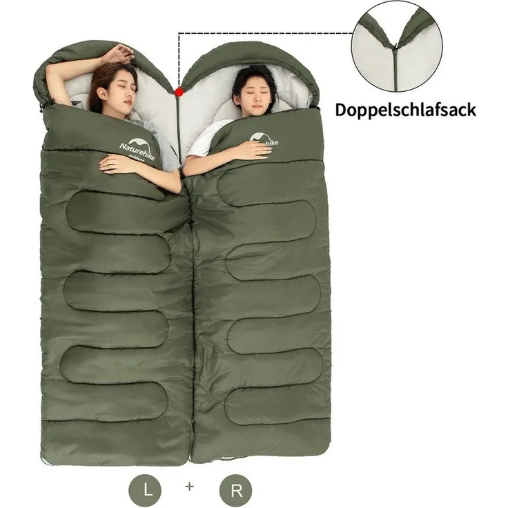 Naturehike Deckenschlafsack Ultraleicht Schlafsack,Wasserdicht, mit Tragetasche (1 tlg), 220 x 85CM, Angenehme Temperatur:7℃-11℃