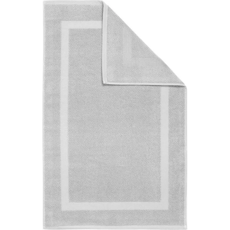 herzbach home Badematte Spa 50x80 cm, Baumwolle, Rechteckig, 2er Set, 1000g/m², Premium-Qualität, 100% Baumwolle, mit Bordüre – Bild 1