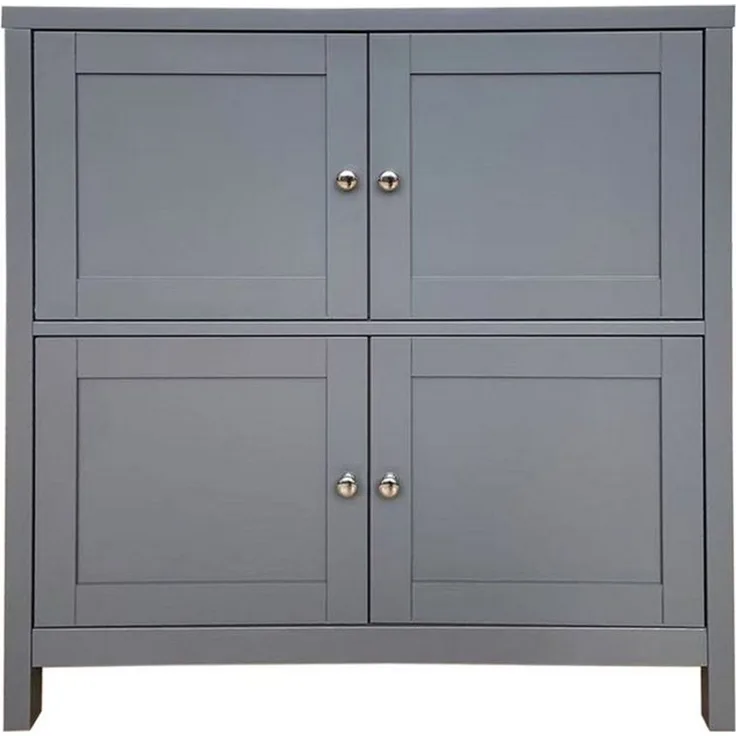 HTI-Living Kommode Kommode Hayet Grau (Stück, 1 St, 1 Kommode), Sideboard 4 Fächer