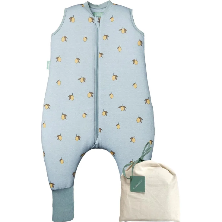 molis&co - Baby Schlafsack mit Füßen und Socke - Ideal für den Winter - Babyschlafsack mit Beinen 2,5 tog - 100% Baumwolle (Oeko-TEX 100), Premium Qualität - Colima (70 cm)