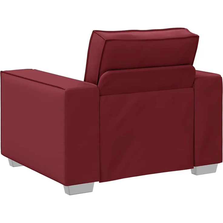 vidaXL Sofa-Sessel Weinrot 100 cm Kunstleder 4105042 – Bild 3