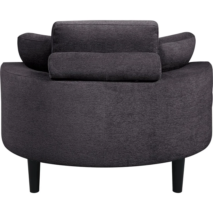 ATLANTIC home collection Loveseat Ravi, B: 114 cm, XXL- Sessel, mit Stauraumhocker, Rückenstütze & 4 Zierkissen – Bild 3