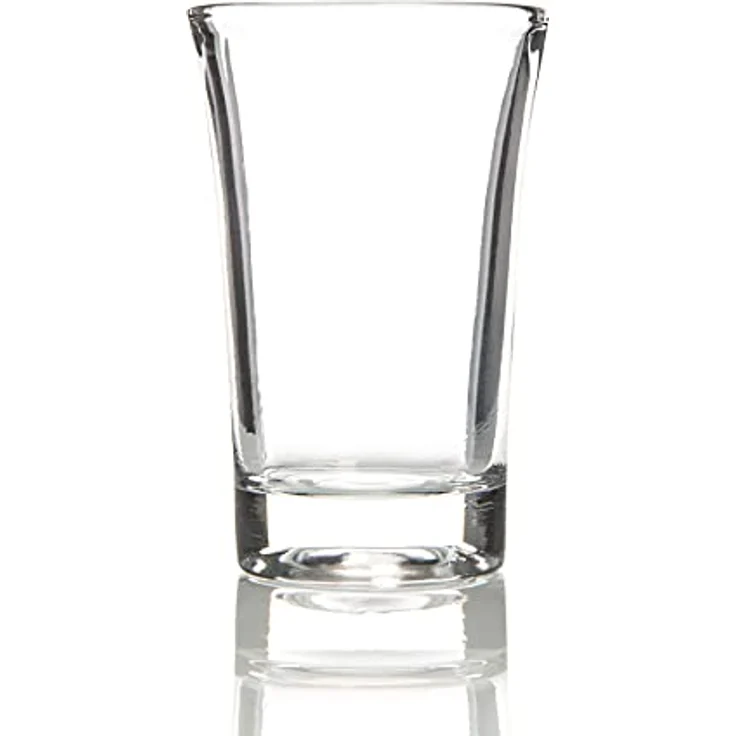 BigDean 12er Set Schnapsgläser 4cl spülmaschinenfest lebensmittelecht - robuste Shotgläser aus Glas - standfest gegen Umkippen - Shot Gläser für Wodka, Ouzo, Sambuca, Tequila – Bild 3