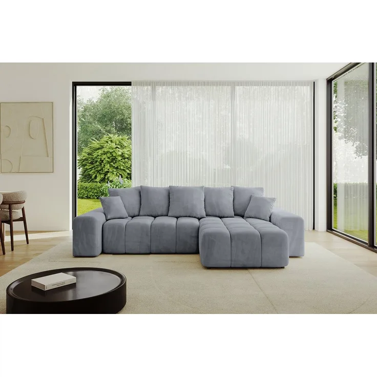 ALTDECOR Ecksofa ENIL-L, Couch mit Schlaffunktion, Wohnzimmer - Wohnlandschaft, Corner Sofa Bett Eckcouch Couch L-Form Schlafcouch Ausziehbar