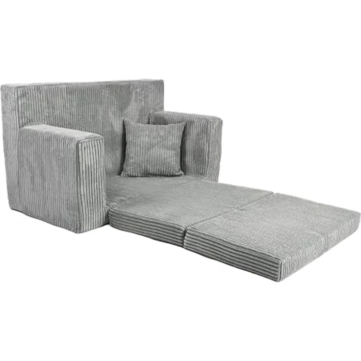 FORTISLINE Kindersofa aus Schaumstoff mit abnehmbarem Bezug Kinderzimmer – Bild 2