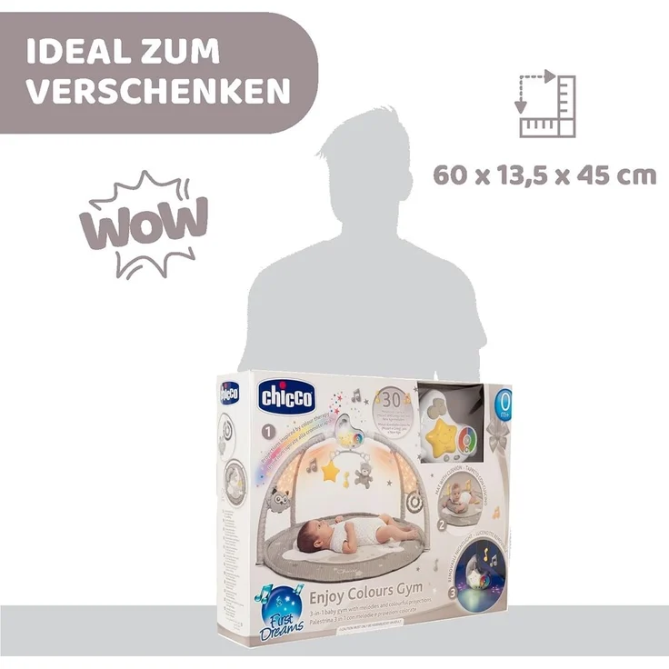 Chicco – Farbspiel GYM - 3 in 1 Baby-Spieldecke – Bild 10
