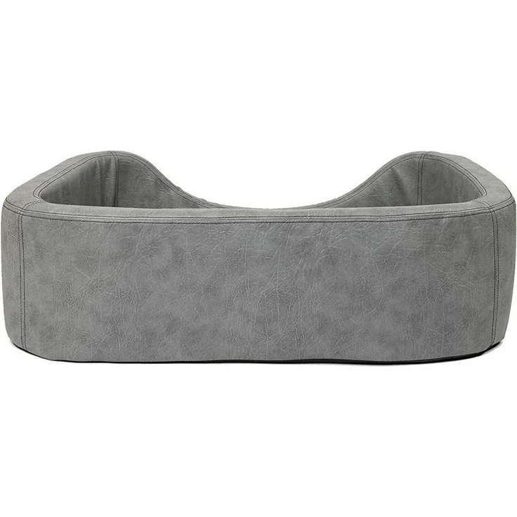 CopcoPet Tierbett Hundebett Stella Antik Grau L ca. 80x60 cm Viscoschaumstoff – Bild 1