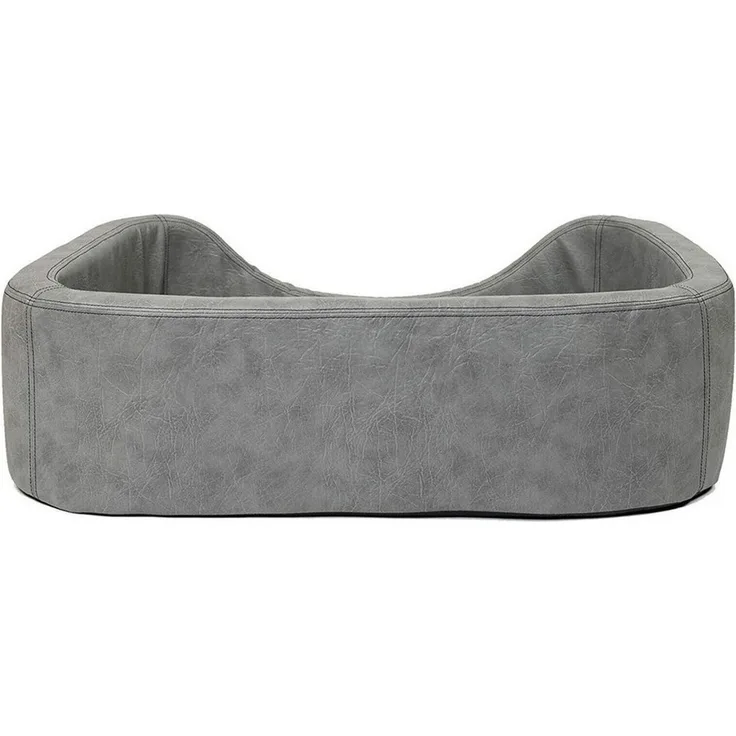 CopcoPet Tierbett Hundebett Stella Antik Grau L ca. 80x60 cm Viscoschaumstoff