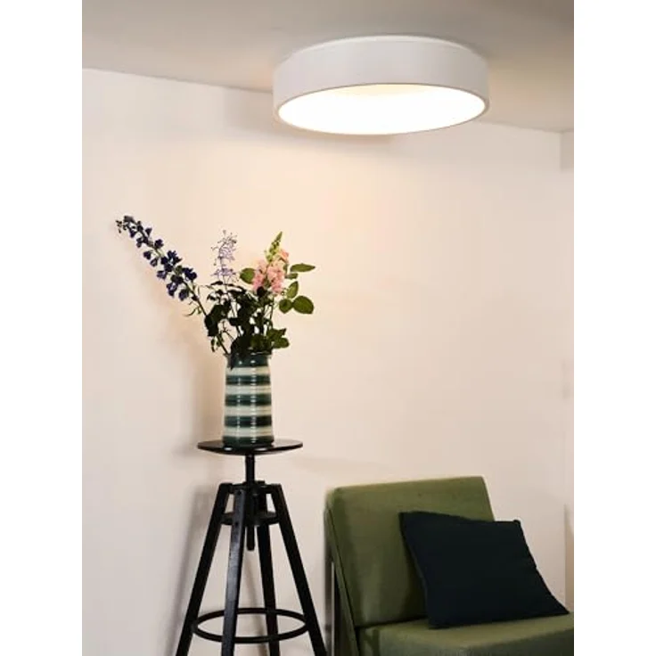 Lucide TALOWE LED - Deckenleuchte mit dimmbarer LED-Lichtquelle, Ø 60 cm, 1x42W, 3000K, Weiß – Bild 4