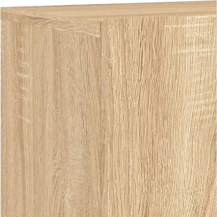 vidaXL 4-tlg. Wohnwand Sonoma-Eiche Holzwerkstoff 3216430 – Bild 7