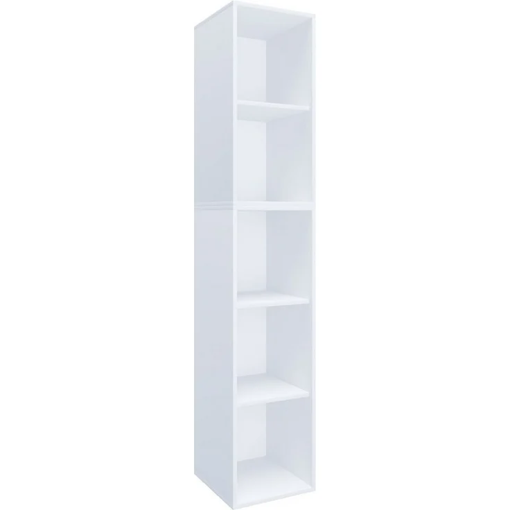 VCM Büroregal & Bücherregal Lona 917849 Weiß H. 183 x B. 35 x T. 37 cm – Bild 3
