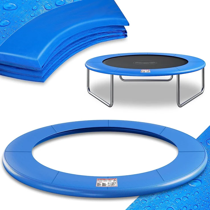 Monzana Trampolin Randabdeckung 30cm breit 100% UV-beständig reißfest Federabdeckung 366cm – Bild 8