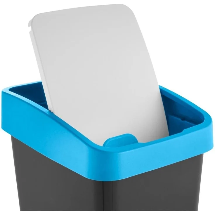 keeeper Mülleimer magne, Abfallbehälter mit Flip-Deckel, 40 x 30 x 61,5 cm, 45 l, komfortabler Soft-Touch-Point, Made in Europe – Bild 3