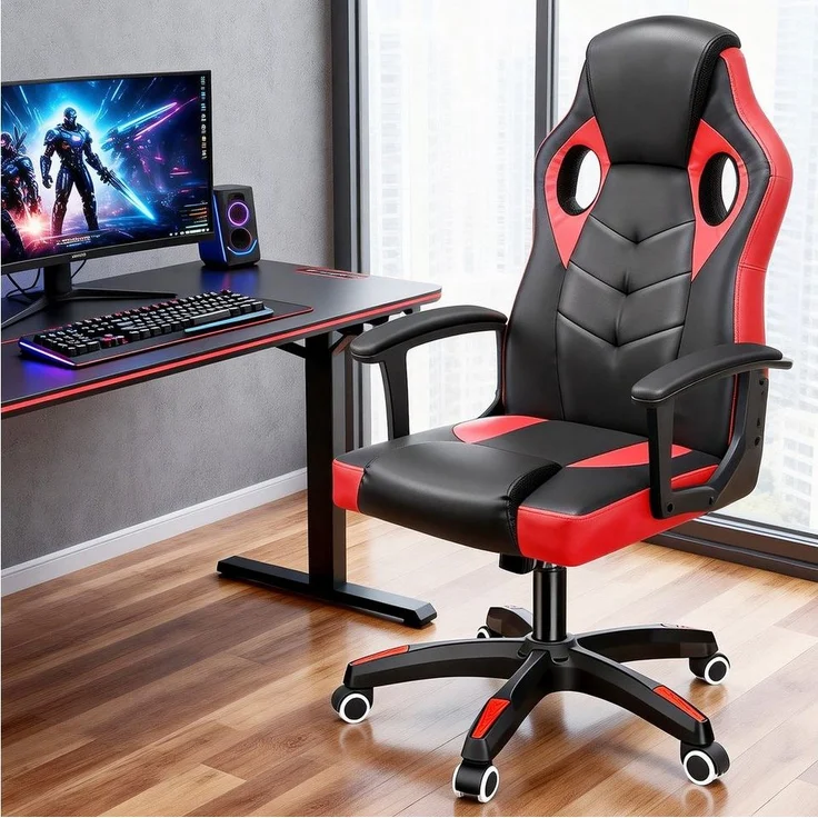 oyajia Gaming-Stuhl Bürostuhl Ergonomischer Gaming Sessel, Schreibtischstuhl – Bild 5